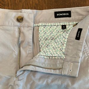 Bonobos 9inch Men’s khaki Shorts Size 31